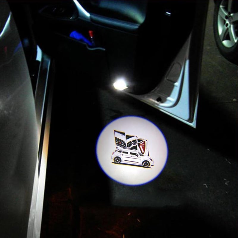 akarin 2Pcs Door Lights Logo for Mi ni r55 r56 r57 r58 r59 r60 r51 f54 f56 f55 f57 f60 f65 u25 Puddle Lights Car Door Logo Lights Projector Courtesy LED Ghost Shadow Lamps Accessories (Coopers) - Image 5